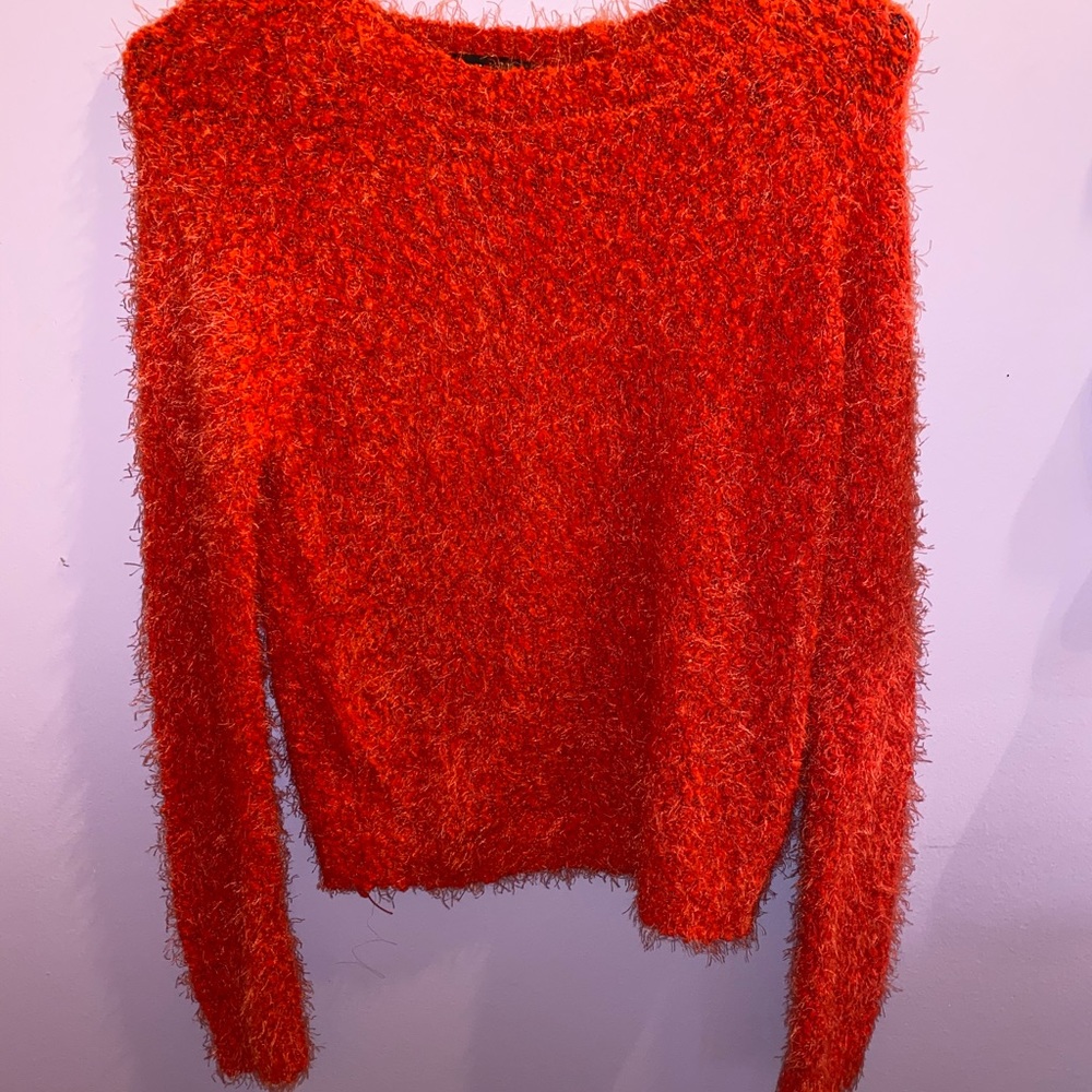 Fuzzy sweater